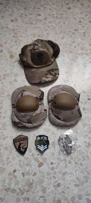 Rodilleras y Parches Tácticos Airsoft Militar