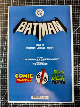 Comic USA Batman #1 2025 Tyler Kirkham FIRMA + COA