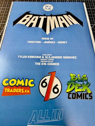 Comic USA Batman #1 2025 Tyler Kirkham FIRMA + COA