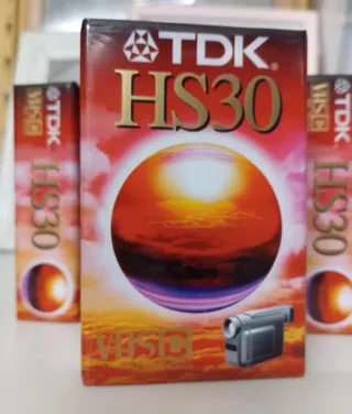 Cintas VHS TDK HS30 (6 unidades)