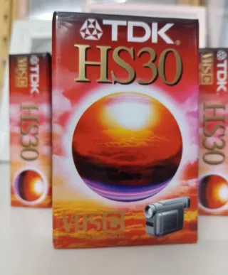 Cintas VHS TDK HS30 (6 unidades)