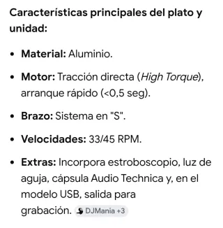 Tocadiscos Akiyama DJ-2000 Plata