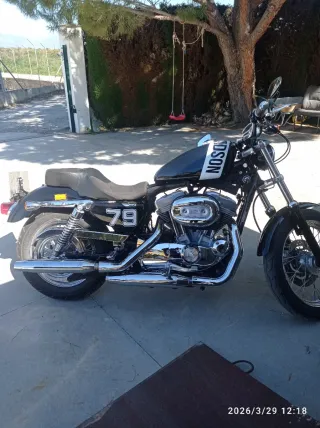 Asiento Harley Davidson 883 Negro