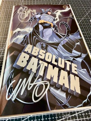 Comic USA Absolute Batman #1 Brooks 2 FIRMAS + COA