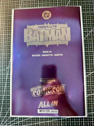 Comic USA Absolute Batman #1 Brooks 2 FIRMAS + COA