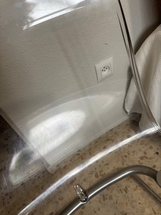 Silla TOBIAS IKEA Transparente y Metal