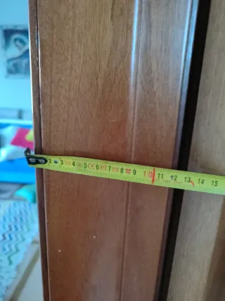 Puerta de madera interio.