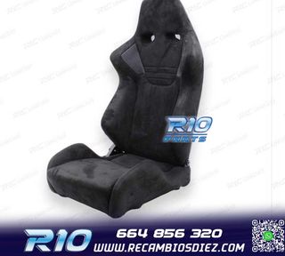 KIT ASIENTO BAQUET UNIVERSAL NEGRO EVO ERS RALLY