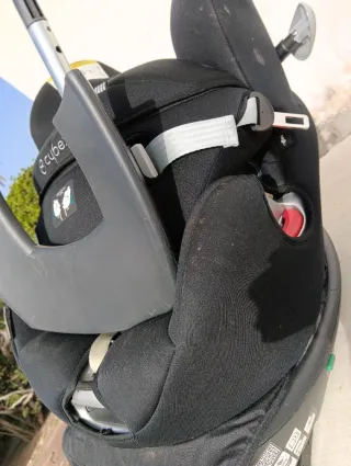 Silla Cybex Sirona Platinum Negra Giratoria Isofix