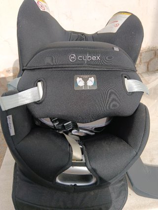 Silla Cybex Sirona Platinum Negra Giratoria Isofix