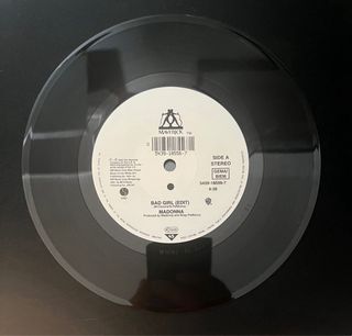 Madonna Bad Girl Single Vinilo 7”