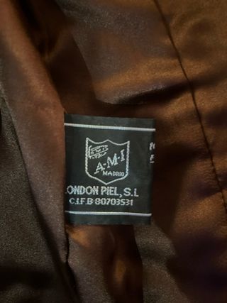 Giacche in pelle marrone e nero