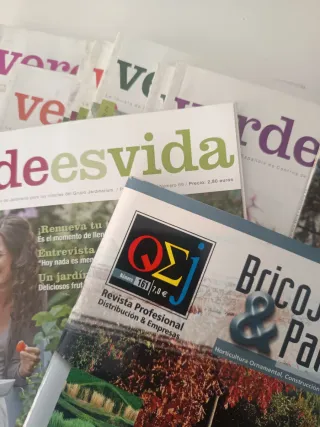 Revistas de Arquitectura y diseño y jardineria