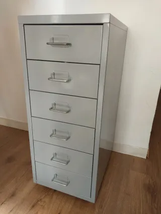 Cajonera con ruedas IKEA Helmer gris