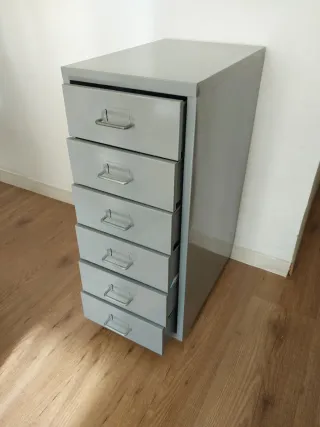 Cajonera con ruedas IKEA Helmer gris