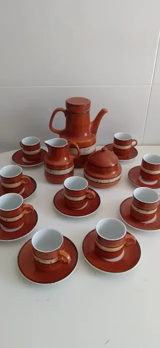 Juego de café de cerámica