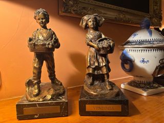 Pareja Vendimiadores Bronce