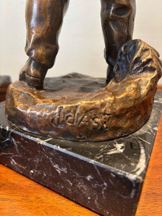 Pareja Vendimiadores Bronce