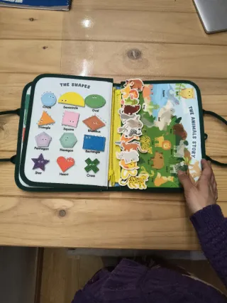 Tablero Montessori Sensorial, lettere e numeri.