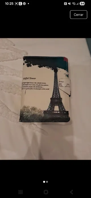 Funda para ebook o tablet Torre Eiffel