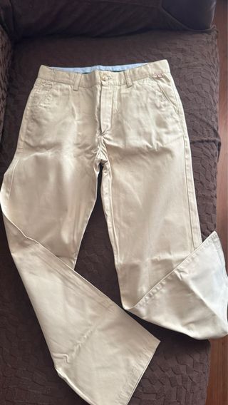 Pantalón Tizzas Talla 11/12 Comunión Beige