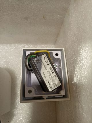 2 Apliques de Pared Exterior Cristal y Metal2- apl