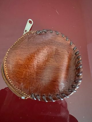 Portamonete in pelle vintage Monaco