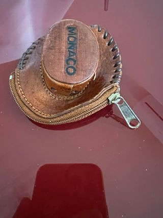 Portamonete in pelle vintage Monaco