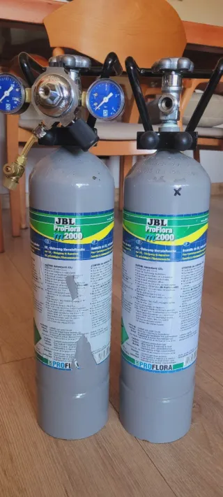 2 Botellas CO2 JBL ProFlora m2000 2kg