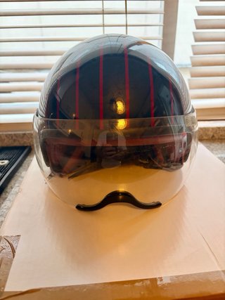 Casco Jet Vintage E. Marinella Napoli. Talla M-57