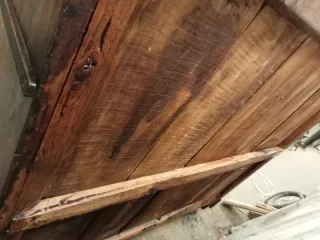 +100 AÑOS CONSOLA ROBLE MACIZO BUEN ESTADO