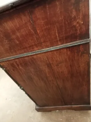 +100 AÑOS CONSOLA ROBLE MACIZO BUEN ESTADO