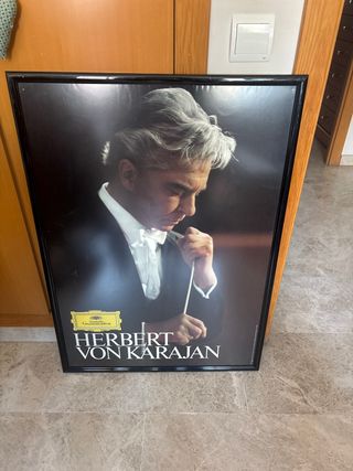 Póster enmarcado Herbert Von Karajan