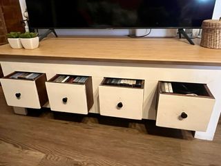 Mesa Centro o Mueble TV Bambú y Madera