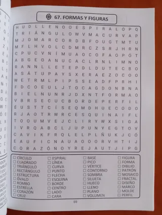 Sopa de letras para mayores