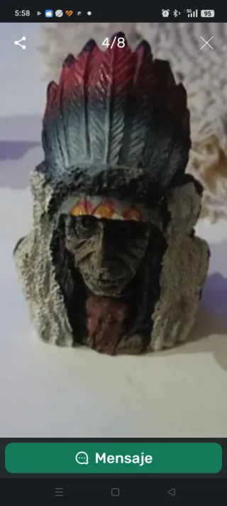 Lote Figuras Jefes Indios