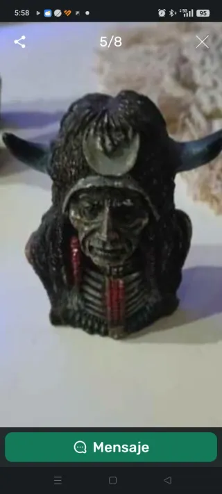 Lote Figuras Jefes Indios