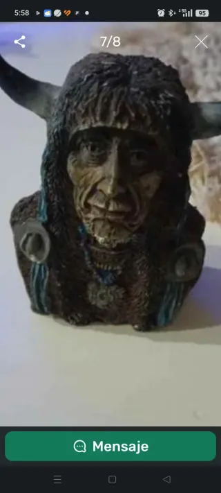 Lote Figuras Jefes Indios