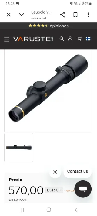 Visor Leupold VX-III 1,5 -5x20