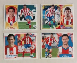100 cromos del Atlético de Madrid Sin Repetir