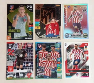 100 cromos del Atlético de Madrid Sin Repetir