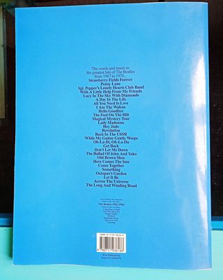 Livro de música The Beatles - Tablatura Guitarra