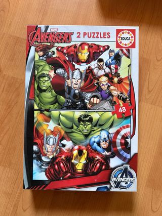 Puzzle Vengadores Marvel Educa 2 Puzzles 48