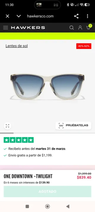 Gafas Hawkers