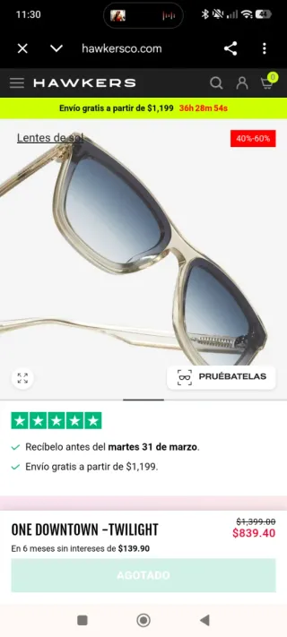 Gafas Hawkers