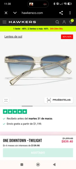 Gafas Hawkers