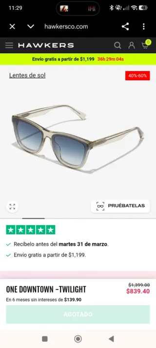 Gafas Hawkers