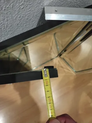 Espejo triple plegable de cristal