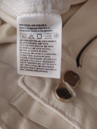 Pantalón H&M blanco