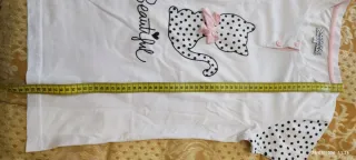 Pigiama corto ragazza gatto pois